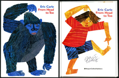 Eric Carle SIGNED AUTOGRAPHED From Head to Toe HC 1st Ed NEW