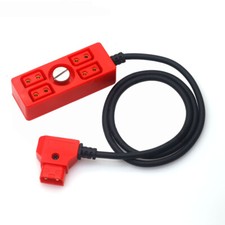 D-TAP to 4-D-tap Camera power Four way splitter D-TAP Distributor 1/4screw