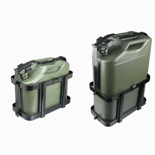 10L/20L Jerry Can Holder Gas Mounted Rack Fuel Gasoline Military Metal US eBay