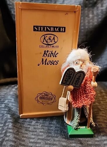 Steinbach Germany Limited Edition Numbered 5" Bible Moses Figure With... - Picture 1 of 12