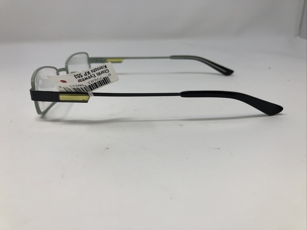 KONiSHi Eyeglasses Frames KP-553 3 50-18-135 Gunmetal/Black KONiSHi Eyeglasses Frames KP-553 3 50-18-135 Gunmetal/Black