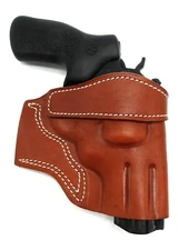 CEBECI Right Hand Brown Leather YAQUI Speed Draw Belt Holster for S&W MODEL 627