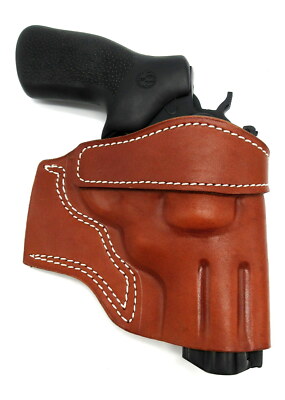 CEBECI Right Hand Brown Leather YAQUI Speed Draw Belt Holster for S&W 629 2.6''