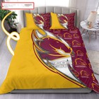 Brisbane Broncos Doona/Duvet Cover NRL Bedding Set Queen Double Single Men Gift