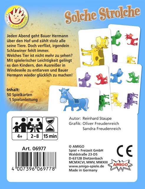 Thumbnail - Reinhard Staupe Solche Strolche. Kartenspiel 4007396069778