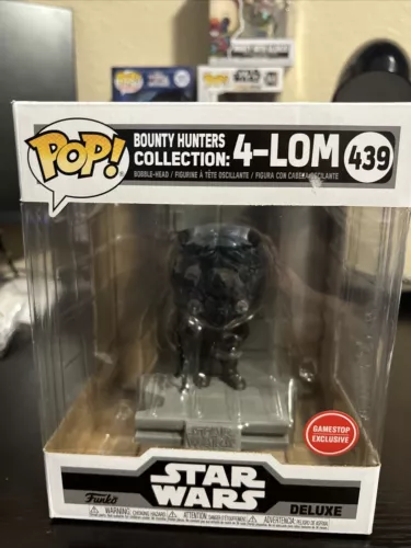 Funko POP! Star Wars: Bounty Hunters - 4-LOM #439 GameStop Exclusive