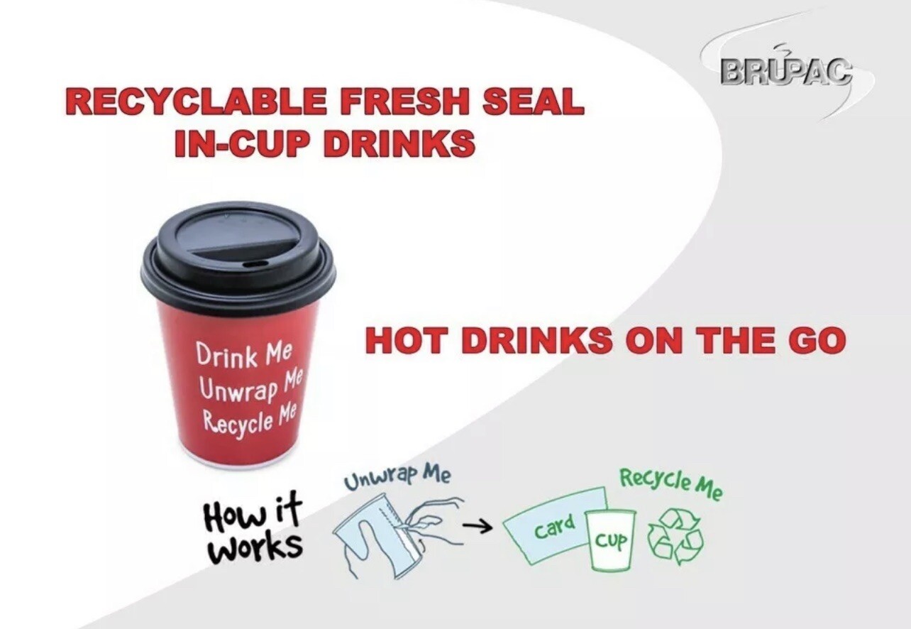 DOUWE EGBERTS BLACK COFFEE DRINK TO 2 GO 12OZ FRESH/FOILED X10 Cups