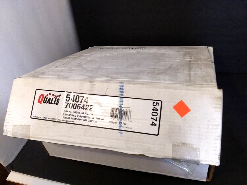 Rotores automotrices Qualis 54074 tambor en sombrero 8 orificios de perno para 00 05 Ford Excursion Foto 3 de 4