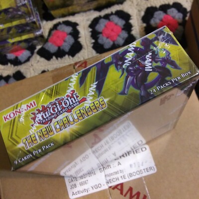 yugioh the new challengers booster box Yugioh THE NEW CHALLENGERS 1st Edition U.S English SEALED BOOSTER BOX