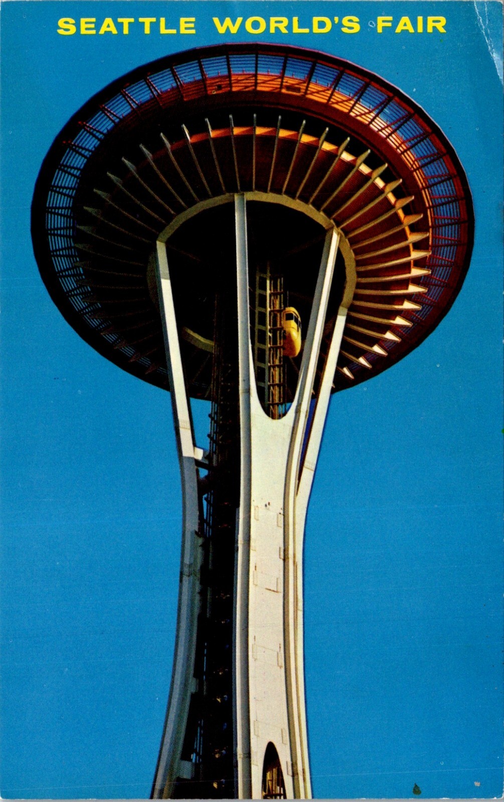 Vintage 1962 Seattle World's Fair Century 21 Expo Space Needle Postcard 27604
