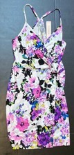 BCBGeneration Twist Wrap Surplice Knit Dress, Medium MSRP $68.00