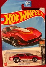 HOT WHEELS CORVETTE STINGRAY RED 109/250. SEE COMBINED OFFERS!