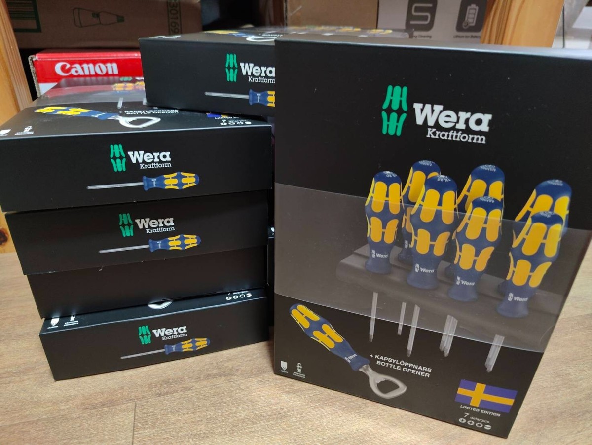 R&G KIT CACCIAVITI GIRAVITI KRAFTFORM PLUS LASERTIP WERA PROFESSIONALE - Foto 6