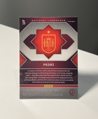 Prizm Qatar 2022 ぺドリ NATIONAL LANDMARKS 2022 Panini Prizm World Cup Qatar - National Landmarks