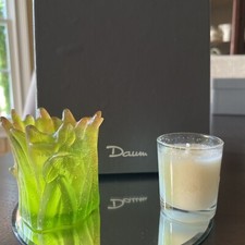 Daum Jonquilles Sparkling Candle - Brand New- With Original Candle and Box