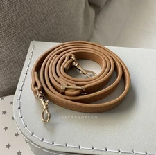 Crossbody Vachetta Tan PU Leather Strap Replacement For Louis Vuitton Croisette