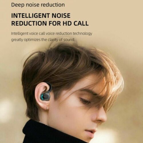 Nuevos Auriculares Bluetooth 5.1 Auriculares Inalámbricos Auriculares Estéreo Auriculares Gancho para Oreja - Imagen 7 de 11