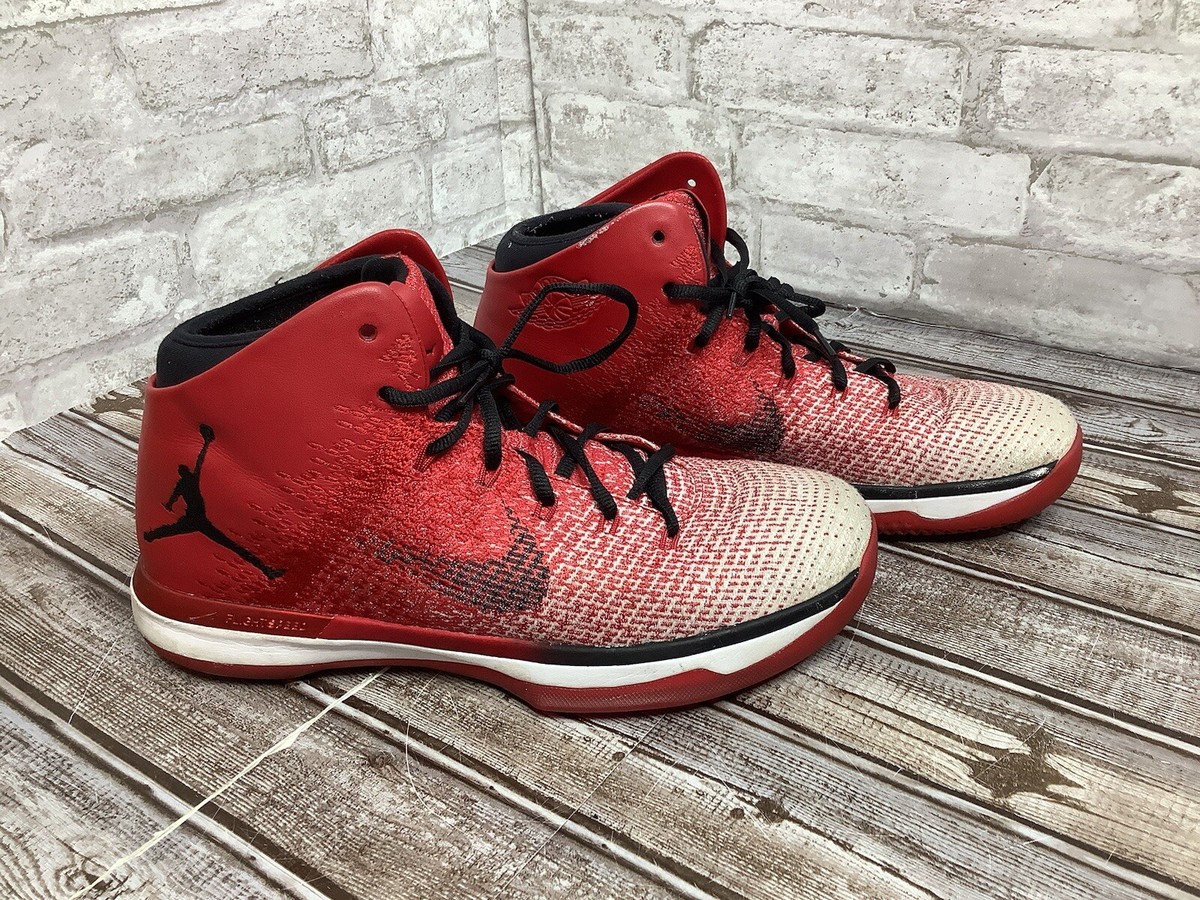 Nike Air Jordan 31 XXXI Mens 10 Shoes Red Sneakers Flight
