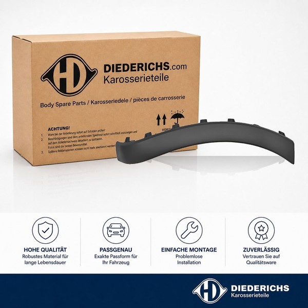 Zier Schutzleiste StossfÄNger Hinten Rechts Diederichs 2205466 FÜR VW-image