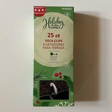 Holiday Living 25 Count Deck Clips Christmas Decor