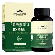 KSM-66 Ashwagandha 500mg 60 Caps Strength Energy Endurance Support