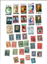 90 timbres du GUATEMALA