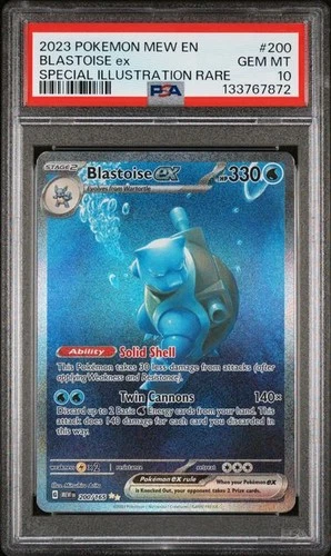 #200 BLASTOISE EX PSA 10