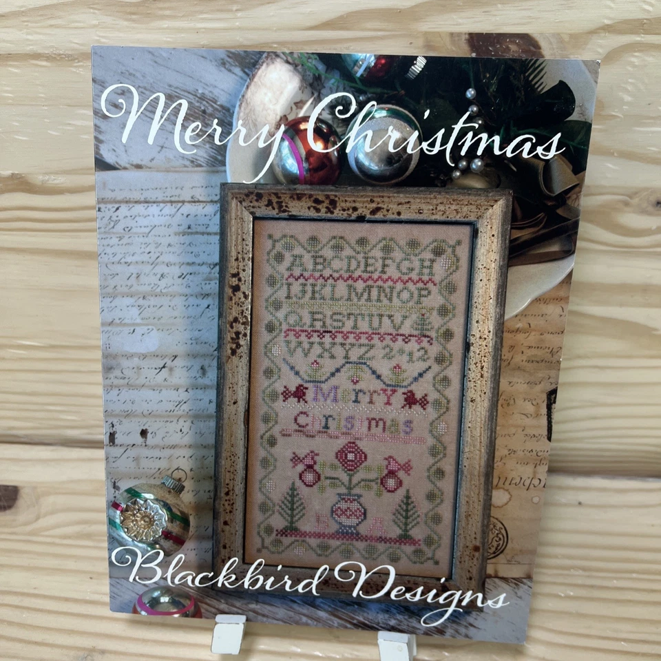 Blackbird Designs Cross Stitch Pattern Christmas Series Lot of 4 Complete Set - Image 2 of 4