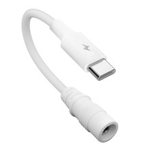 Ring Barrel Plug to USB-C Adapter Solar Panel to Cam Power Cord