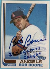 1982 Topps Traded Baseball #9T Bob Boone Signed Autographed