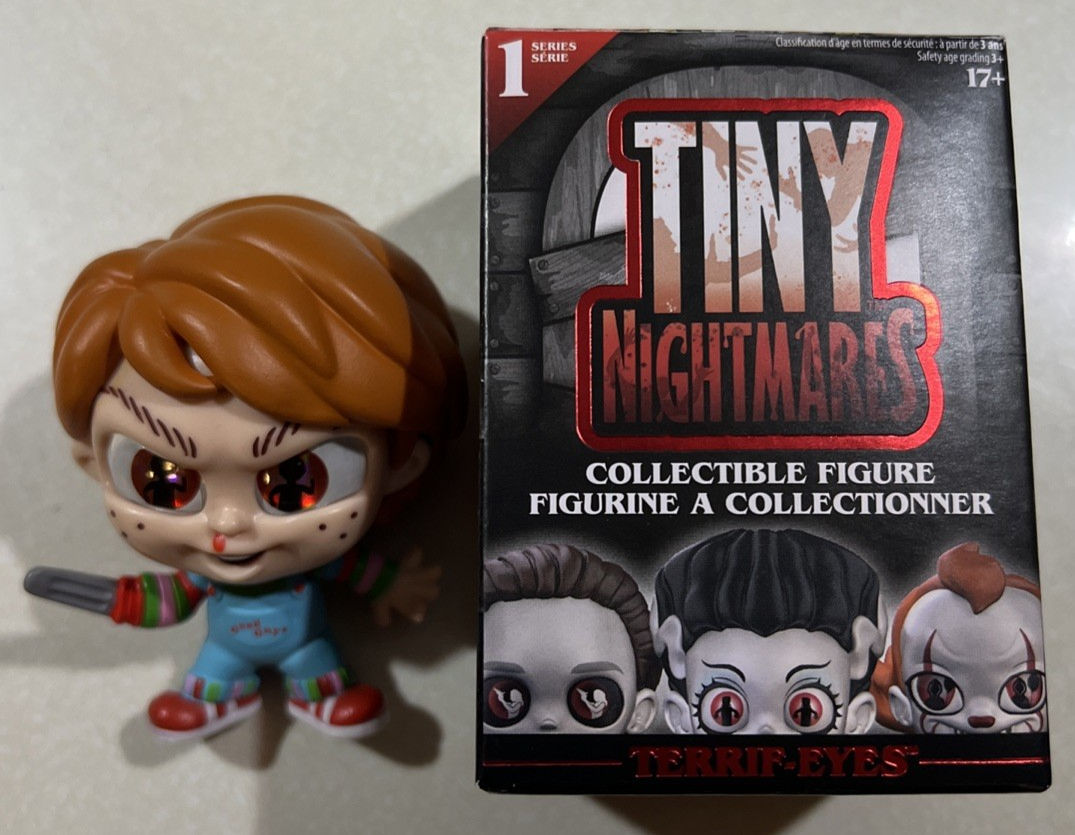 NEW 2025 TINY NIGHTMARES TERRIF-EYES Mini Figure CHUCKY CHILDS