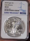 2018 American Silver Eagle — photo from another recent sale