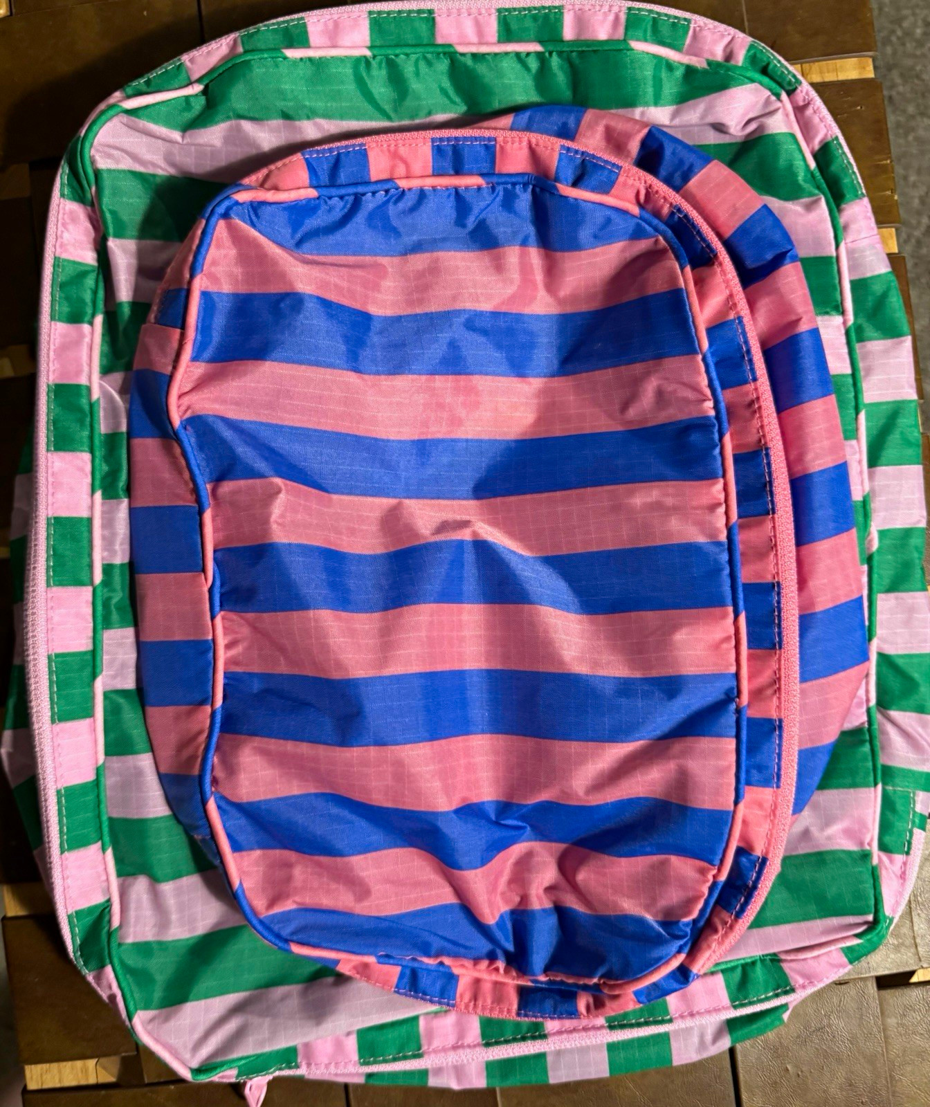 BAGGU Packing Cubes Awning Stripe