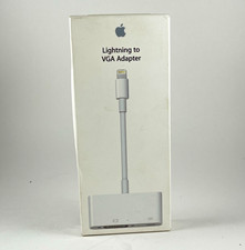 Apple Lightning to VGA Adapter MD825ZM/A White Portable w/ VGA Lightning