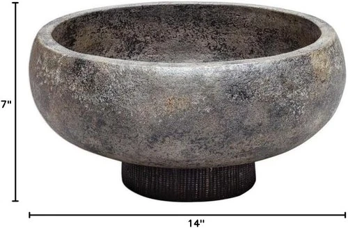 Uttermost 17107 Brixton Aged Black Bowl - Picture 5 of 5