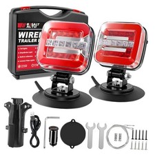 Wireless Trailer Lights Magnetic LED Trailer Tow Lights Set All-in-One Standard