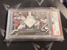 Danny Jansen Relic 2024 Topps NOW Game-Used Base Black /99 Blue Jays PSA 9