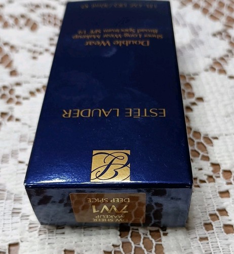 7W1~DEEP SPICE ~ ESTEE LAUDER DOUBLE WEAR SHEER LONG~WEAR MAKEUP SPF 19 - Picture 5 of 6