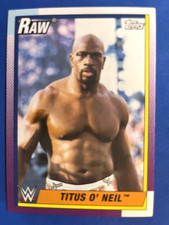 Titus O'Neil 2021 Topps Heritage Wrestling WWE RAW