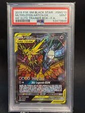 PSA 9 2019 Pokemon Moltres & Zapdos & Articuno GX ETB Full Art #SM210
