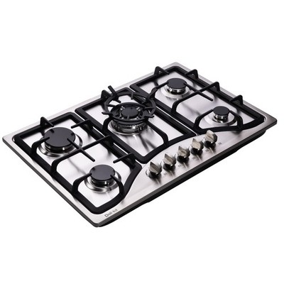 30 Inch Dual Fuel Sealed 5 Burner Stainless Steel Gas Cooktop Drop-In Gas Hob...