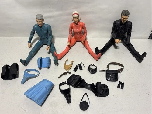 Vintage 1960’S Marx  Figure Jane West RARE Salmon Sheriff Garrett Sam Cobra Lot