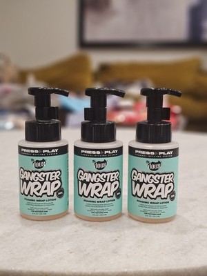 The Doux Gangster Wrap Foam Lotion 8 oz., Moisturizing, All Hair Types LOT OF 3