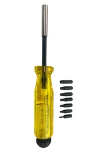 Vintage PROTO J9308 Magnetic TOTX 7 Bits Screwdriver Made in USA, NOS