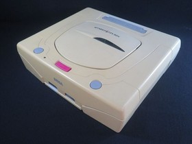 Sega Saturn Console Made in Japan HST 3220 White games Japanese game for parts
