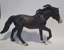 Collecta Custom Repaint Model Horse To Dark Bay/black