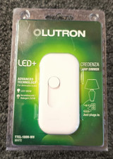 Lot of 3 - Lutron Credenza Plug-In Lamp Dimmer Style White TTCL-100H-WH- New , E