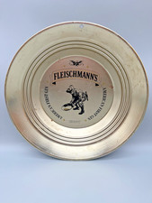 Vintage Fleischmanns Gin Advertising Tray Americas First Gin 1990 Gold Miner