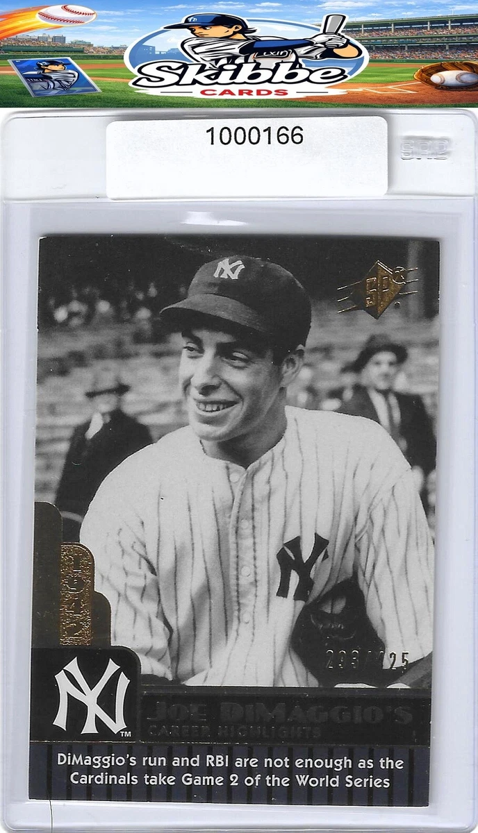 その他 Upper deck 2002 Joe DiMaggio Jersey Card Upper Deck Joe DiMaggio Baseball Sports Trading Cards