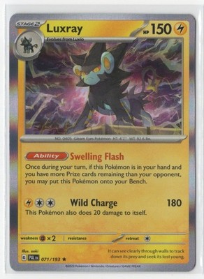Pokemon Paldea Evolved 071/193 Luxray Holo